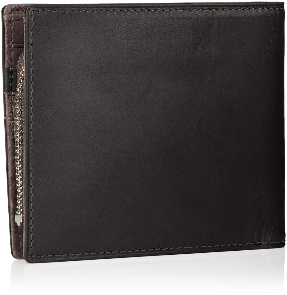 Takeo Kikuchi Pierre Bifold Wallet with Detachable Coin Purse, Black, 181618