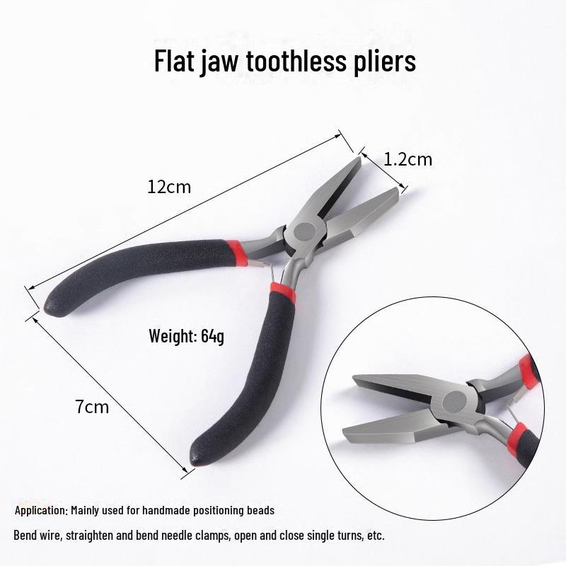 DIY Jewelry Needle-Nose Pliers: Handmade Accessory Tool for Bracelets, Necklaces, and Pearl Stringing.