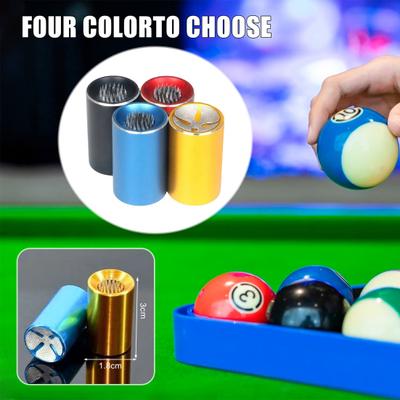 2-in-1 Billiard Pool Cue Tips Shaper Lightweight Portable Easy To Carry Multifunctional Pool Cue Tip Stick Shaper Repair Tool