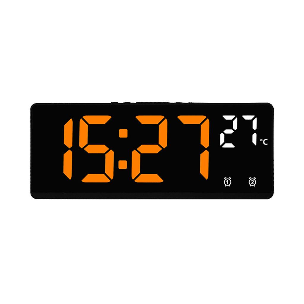 Electronic Digital Alarm Clock Travel Clock Featuring Colorful Font Easy to Read for Time Management