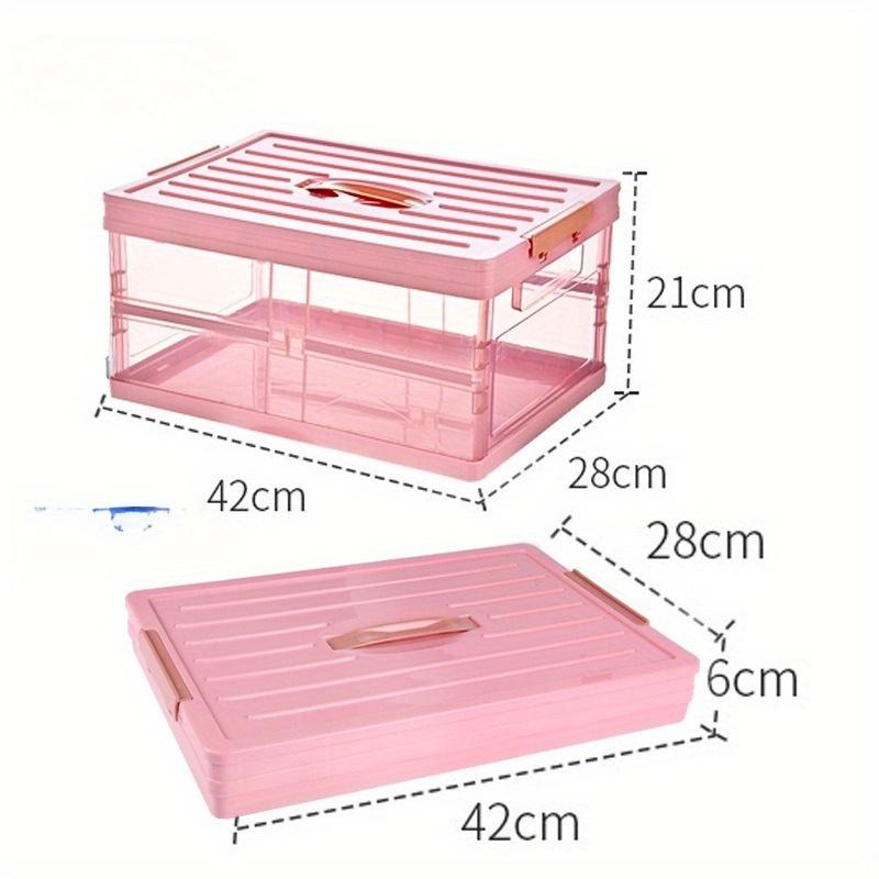 

Прозрачный ящик для хранения вещей, ящик для хранения в багажнике автомобиля, отделочная коробка, коробка для книг, ящик для хранения одежды