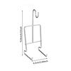 Durable Metal Cup and Saucer Display Stand Decorative Storage Organizer Tea Cup Storage Rack Saucer Holder Home Kitchen