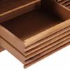 Handcrafted Coffee Table Teak Brown 85 X 45.5 X 40 Cm