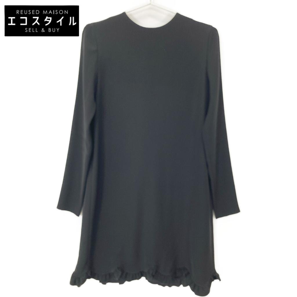 YOKOCHAN 22 YCD-122-817 Hem Petal Dress Frill Dress dress F blackUsed