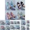 Fashionable And Comfortable Women's Sandals With Thick Sole And Cross Straps