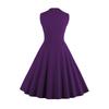 Women's Fashion Dress Vintage Slim Fit Sleeveless Floral Print Dress