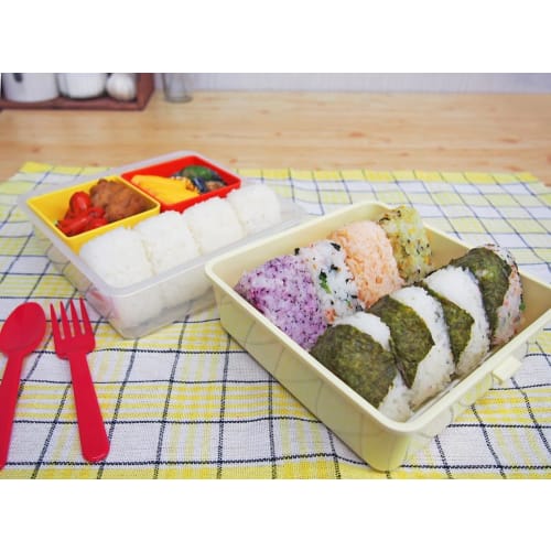 Fujipacks Hanbai (Made in Japan!) Onigiri Sennin (White) Onigiri Mold: Makes 6 Onigiri at a Time