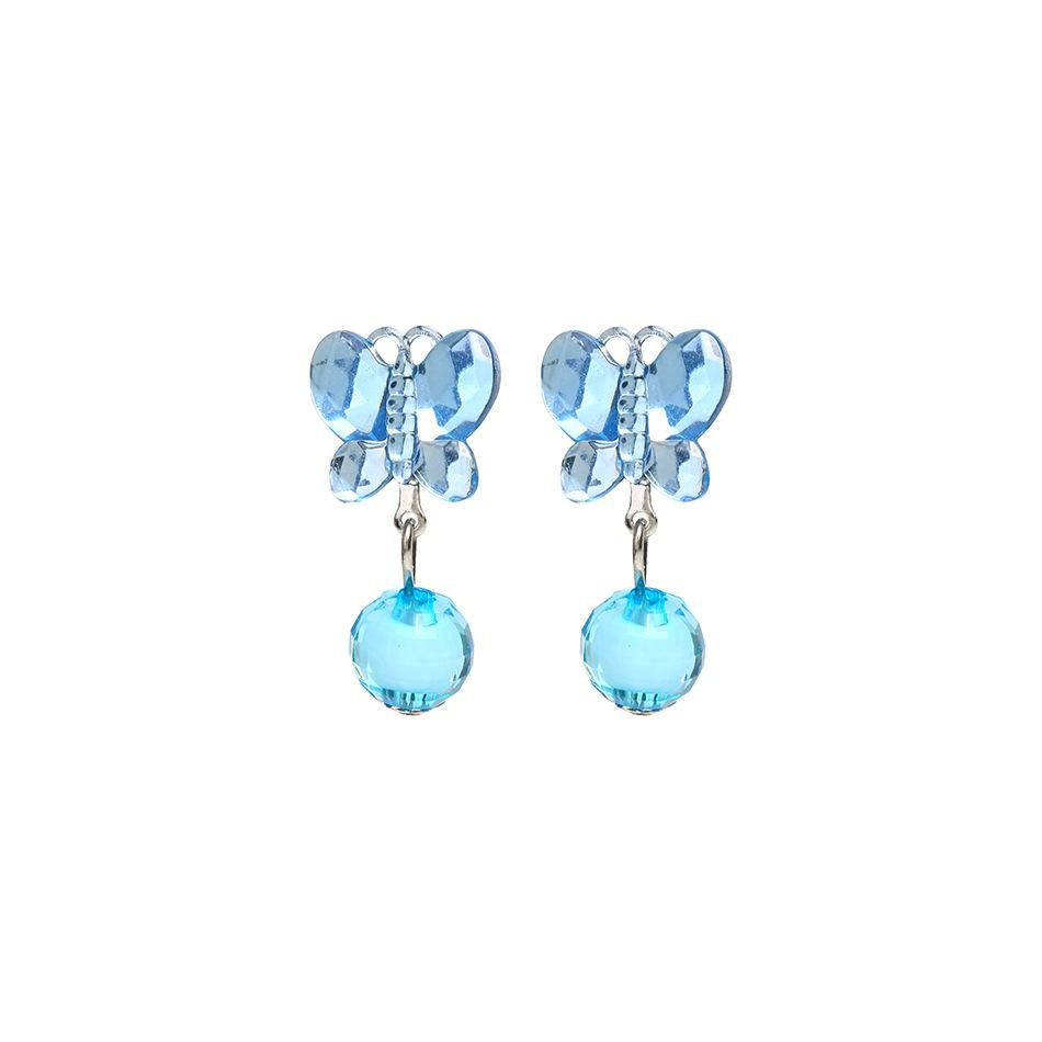 Princess Accessories Cosplay Kids Princess Accessories Blue Necklace Crown Gloves