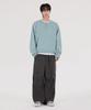 GLW [Unisex] Oversized Button Henley Neck Knit Mint