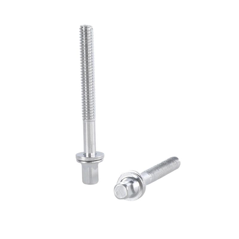 Set of 10 Drum Set Hardware Screws Drum Assembly Screws Drum Maintenance Part Metal Texture for Enhancing Durability