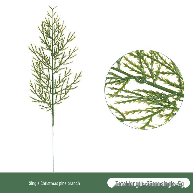 Artificial Pine Needle Branches with Red Berries - Christmas and Wedding Decoration