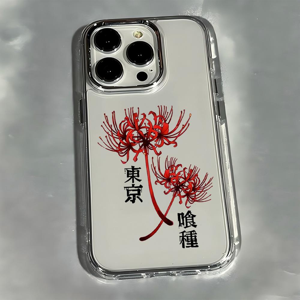 

Новый крутой чехол для телефона с аниме Токийский гуль Для iPhone 17e 17 16e 16 15 14 13 12 11 mini Pro Max X XR XSMAX Air Plus Прозрачный iPhone 11 Pro