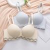 Seamless Push-up and Anti-sagging Small Chest Push-up Underwear Without Steel Ring Simple and Breathable Girls Bra