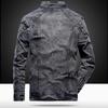 Men's Korean Style Slim Fit Zipper Denim Jacket - Retro Autumn/Winter Youth Outerwear