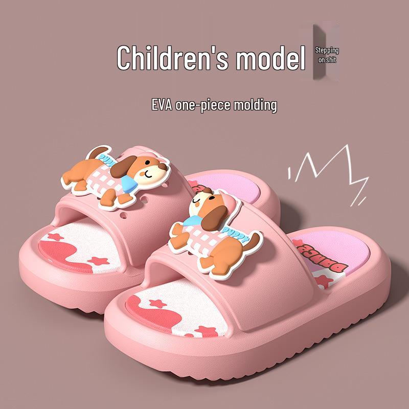 

2026 Дитячі капці з таксою: Нековзкі, м які підошви, Сандалі для хлопчиків та дівчаток, Ідеальні для літнього використання в приміщенні та на вулиці. Size 28-29 (17cm)