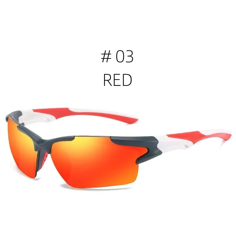Herren Spiegel Rot Sonnenbrille Schwarzer Rahmen Sportbrille Damen Radfahren UV400 Unisex Fahrradfahren Sonnenbrille