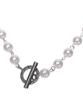 Pimadaziwin White Chain Pearl Necklace_[Bold]