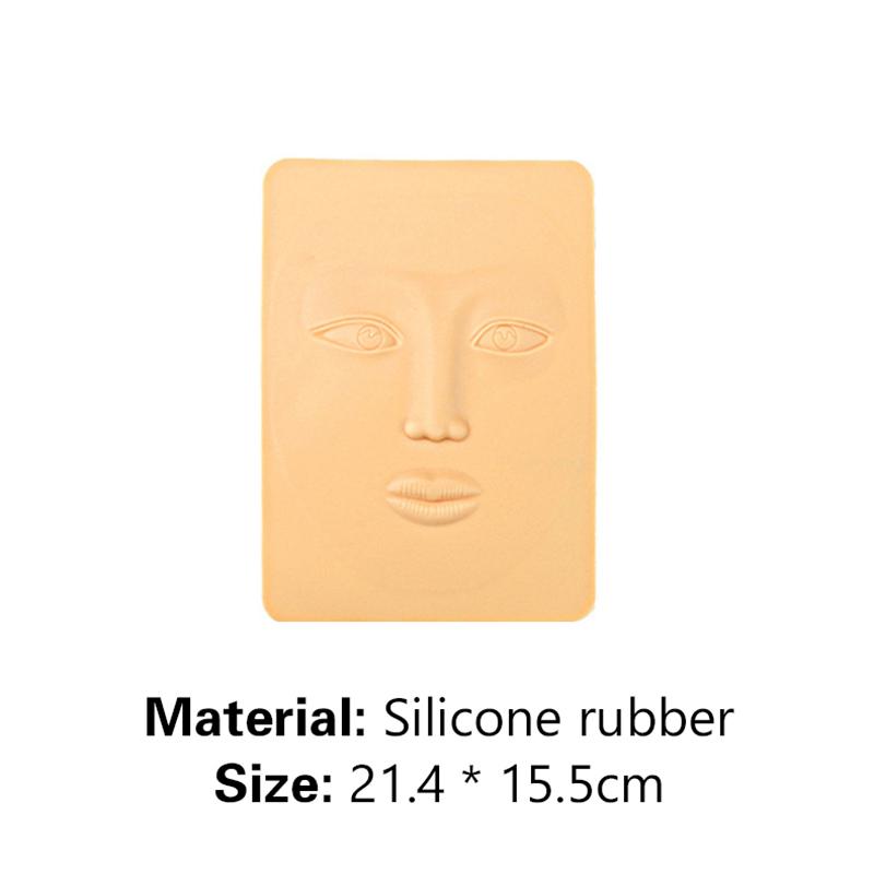 3D Silicone Permanent Makeup Tattoo Training Practice Fake Skin Blank Eye Lips Face For Microblading Tattoo Machine