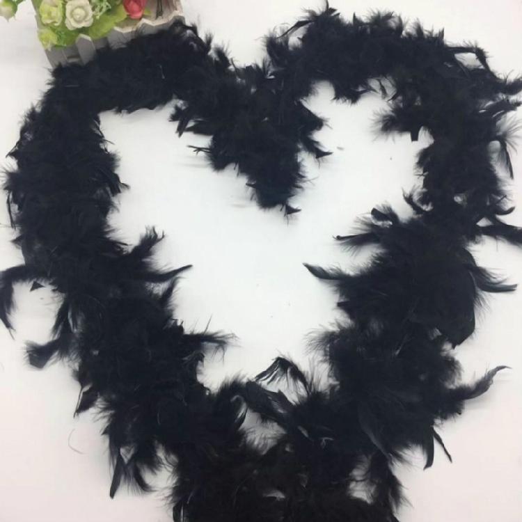 Plüsch-Truthahnfederboa Dekorationen für Party Hochzeit Kleidung Kleid Schal