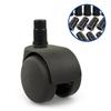 40Pcs Caster Socket Wheel Cap Furniture Casters Stem Insert Sleeve Office Chair Leg Mounting Plastic Covers Hardware Accessories