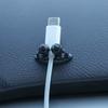 8pcs Silicone Cable Clips Car Mobile Phone Charger Cable Line Organizer Charger Cord Concentrator Headphone Wire Manager Clips