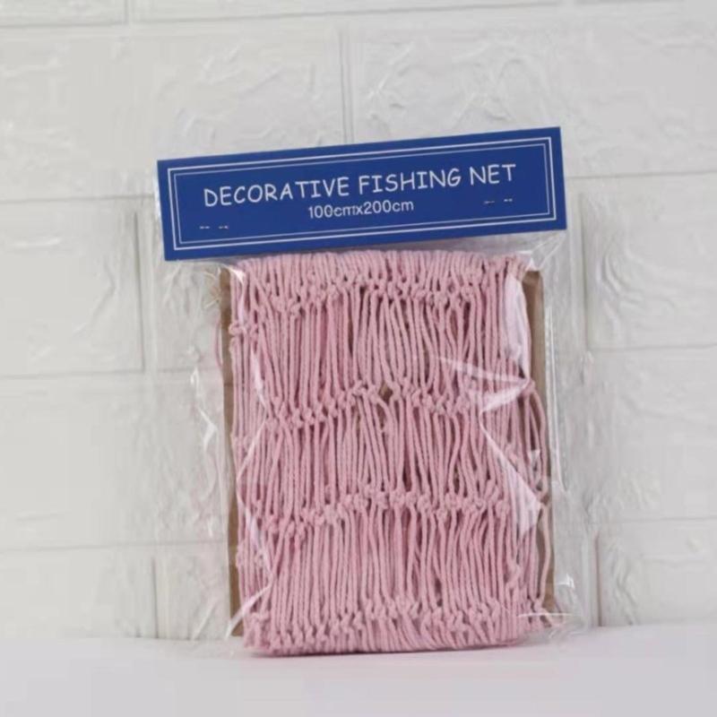 Ocean Themed Decorative Fish Net Wall Hanging for Parties and Interior Fishing Net Decoration 150x200cm