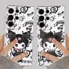 Cartoon Kuromi Phone Cover Case for Samsung Galaxy S26 S22 FE S21 S24 Note 20 Ultra 10 S23 Ultra S25 Edge S20 Plus