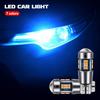 1/2X Super Bright T10 W5W LED Bulbs Canbus No Error 3030 10SMD Auto Wedge Light Turn Side Bulb Interior Reading Lamp White 6000K