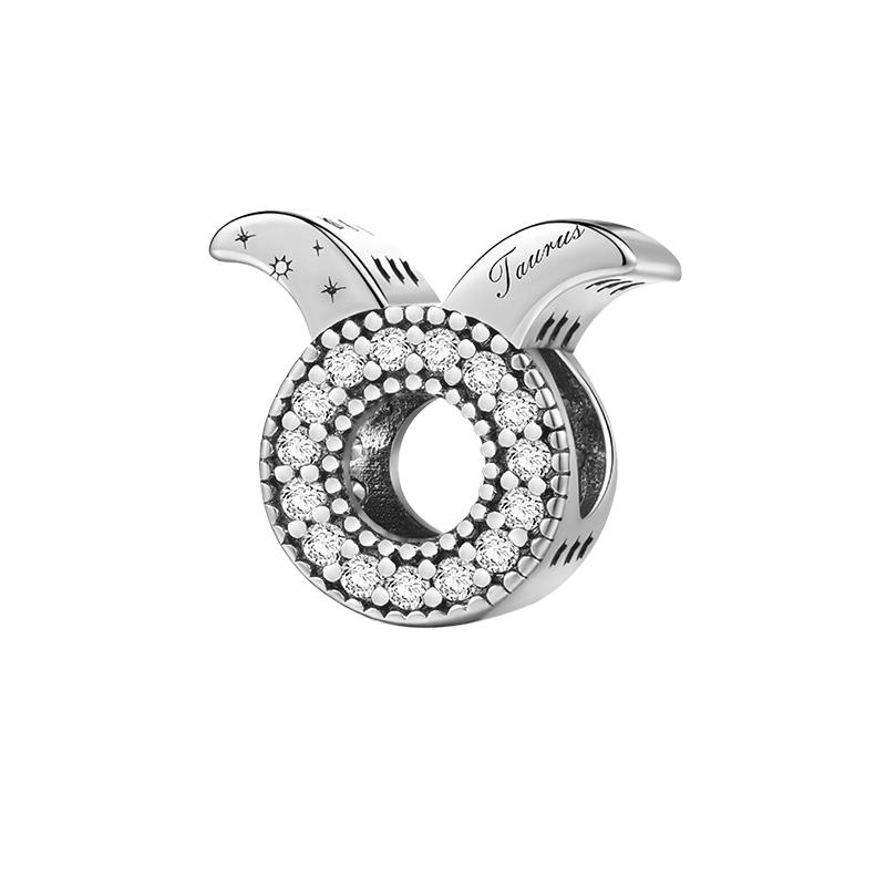  Breloques en cuivre Douze Constellations Perles Conviennent Fabrication Bracelet Collier DIY Cadeau de Bijoux Fins de Haute Qualité