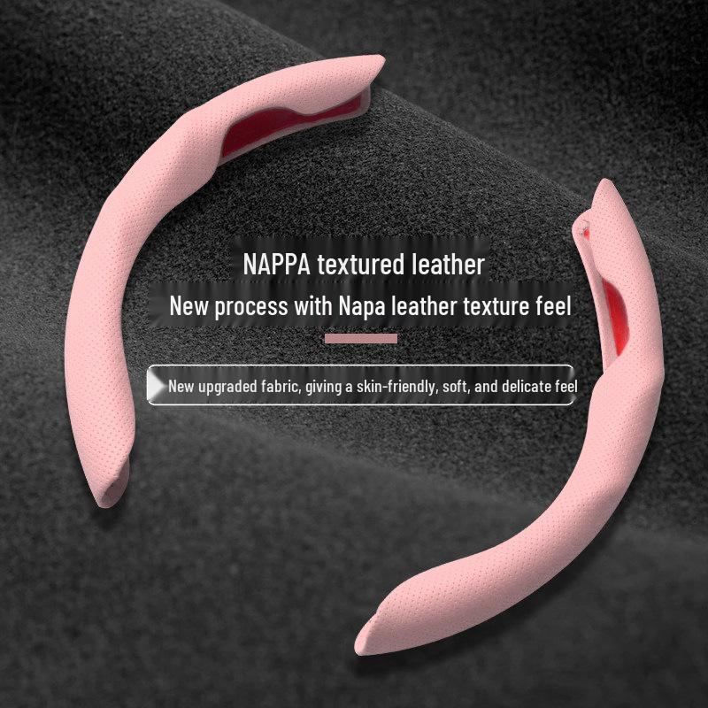 Tesla Model 3/Y Ultra-thin Non-slip Sweat-absorbing Steering Wheel Cover with Card Holder for All Seasons