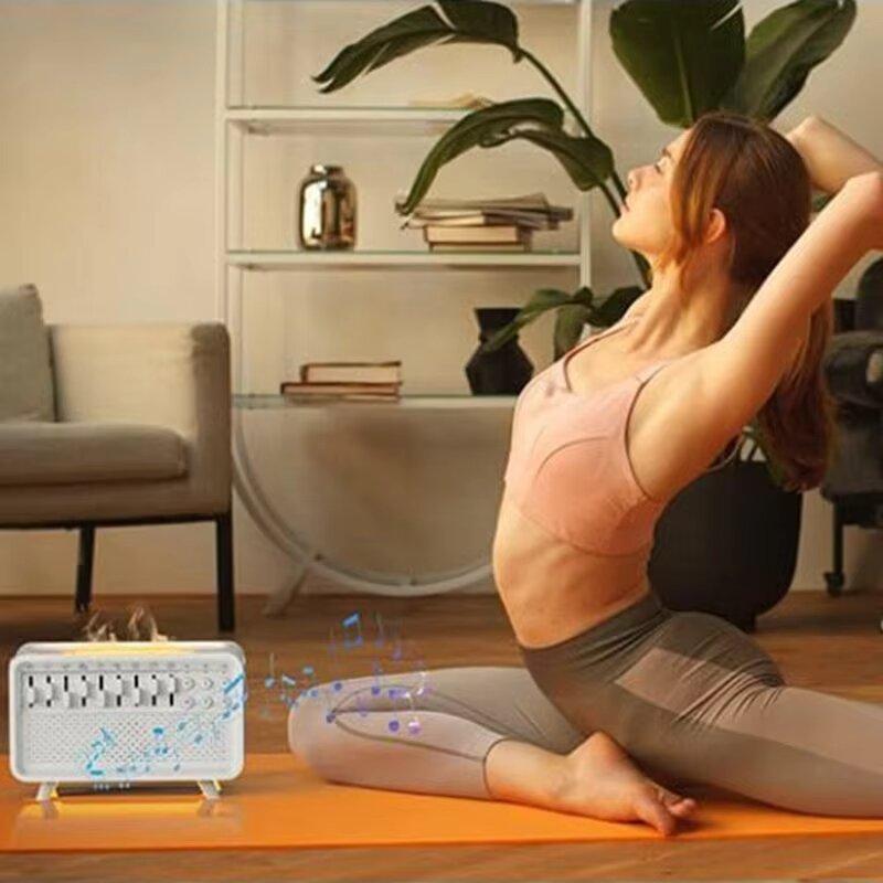 Aroma Humidifier with Sleep Aid Night Light White Noise Machine Ultrasonic Essential Oil Diffuser for Home Bedroom Atmosphere