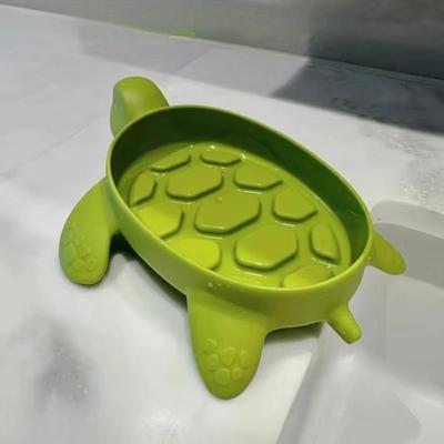 Schildkröten Seifenbox Abfluss Seifenhalter Box Badezimmer Dusche Seifenhalter Schwamm Aufbewahrung Teller Ablage Badezimmerzubehör Badezimmer Gadget