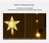 LED Star Waterfall Lights Outdoor Christmas Courtyard Decoration