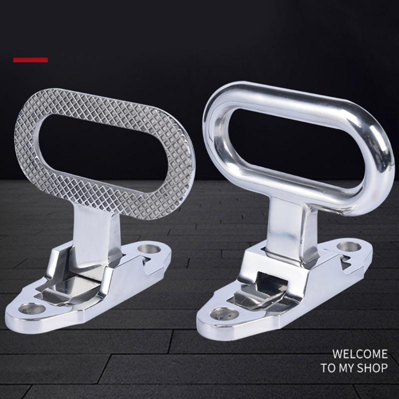 Small/Large Folding Step Boats Transom Steps Stainless Steel Boats Folding Mast Step Marine Foot Rest Transom Ladder
