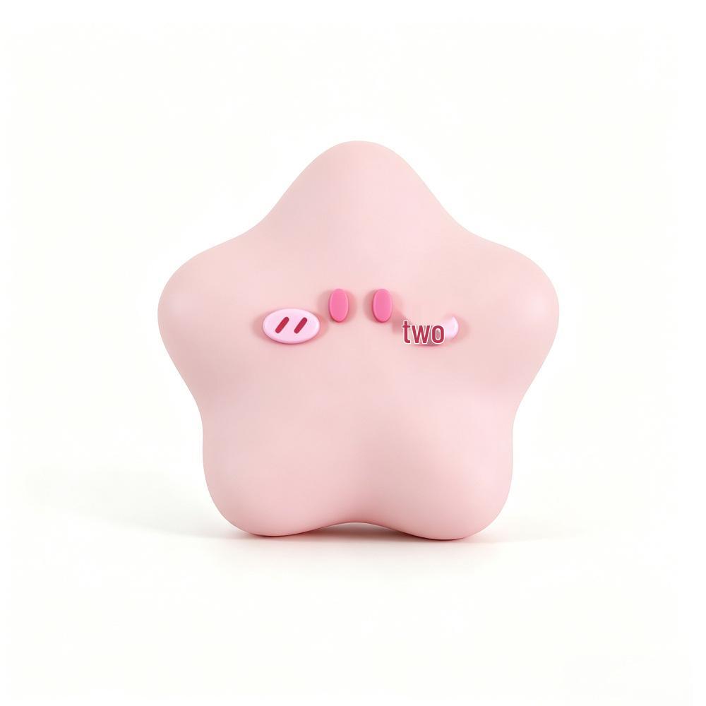 Switch Game Controller Joystick Cap - Lite Blush Star Silicone OLED Protective Cover