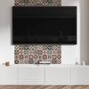 Decorative Vinyl Wall Panel with Print 100x50 Cm Mosaic Tile Patterns