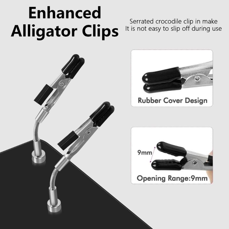 Magnetic Helping Hands Metal Flexible Gooseneck Arms for Automobile Electronics Soldering Jewellery Soldering Aid Clip