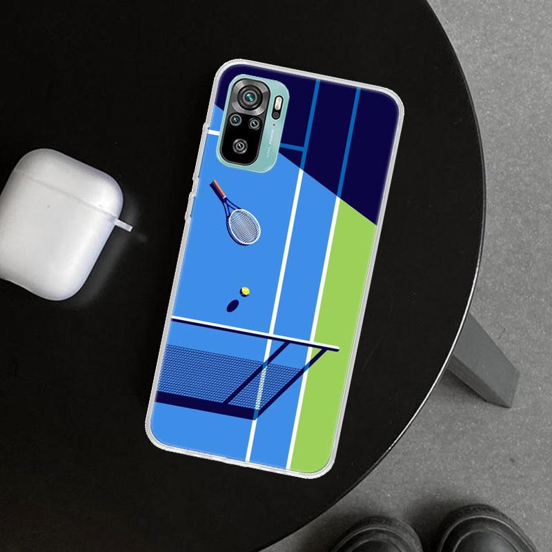 Tennis Sport Phone Case Cover for Xiaomi Redmi Note 15 14 13 12 11 Pro Plus 14S 12S 11S 11T 11E 10S 10 Customized Fundas Redmi N