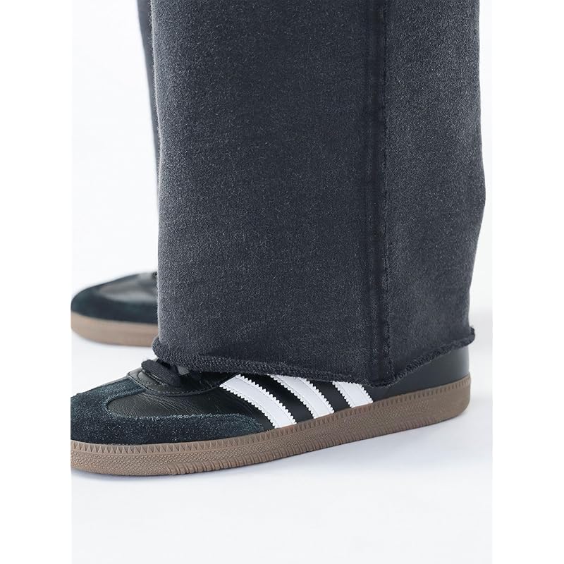 [Beams Heart] Pants GMS Wide Straight Cotton Urake Men's BLACK L