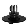 Heavy Duty Aluminum Alloy Sports Camera Suction Cup Holder Adjustable 3 Slot Mount For Accessories