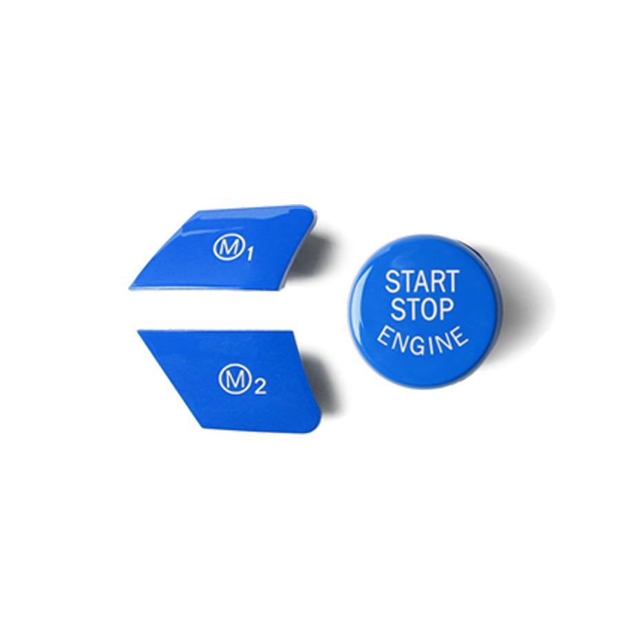 Auto Volant M1M2 Režim abecedy Tlačítko motoru START STOP Vhodné pro BMW F20 F21 F22 F23 F30 F31 F32 F33 F10 F11 F07 F15 F16