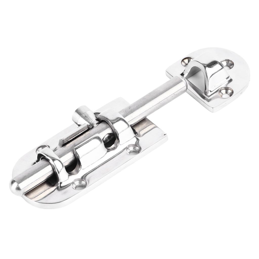 Door Latch Lock 110x38mm 316 Stainless Steel High Accuracy Electrolytic Polishing Process Sliding Bolt Lock