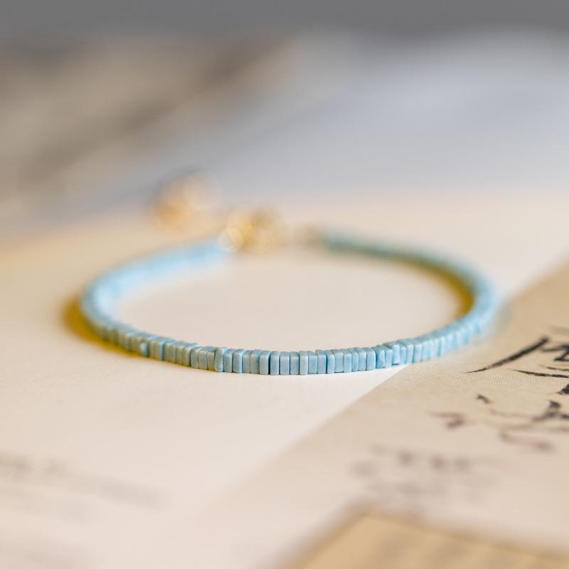 

Бирюзовый и Золотой Ретро Браслет: Древнее очарование для женщин