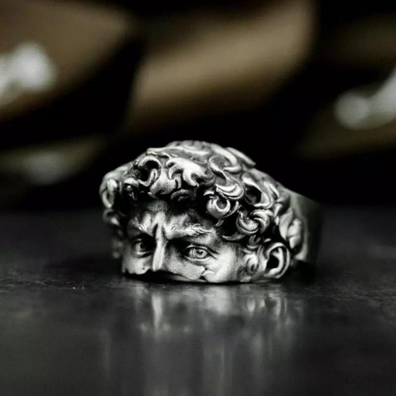 Elegant Cracked Effect Silver Band Sculpture Design Artistic Jewelry Gift For Art Lovers And Fashion Enthusiasts