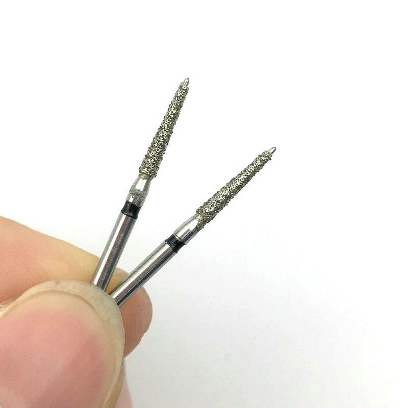 10 buc Dental Diamond FG Freze de mare viteză pentru lustruire, netezirea dinților, șlefuitoare, material super grosier pentru albirea dinților 508T-16S