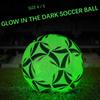 Reflects Light Luminous Soccer Ball Light Up Glow in The Dark Football  Adult