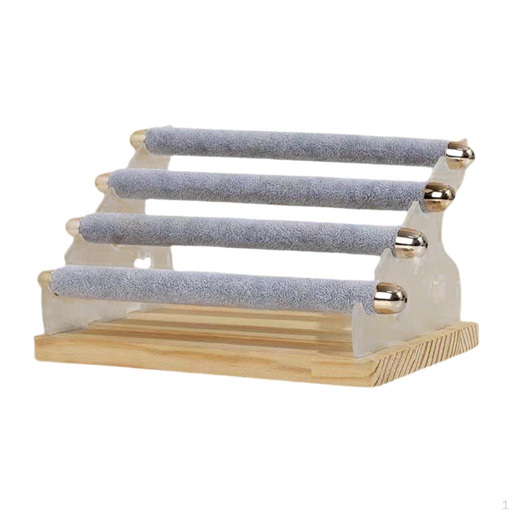 Jewelry Display Stand for Rings Storage Organizer with High Capacity Holder Dresser