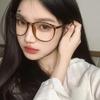 New Anti Blue Light Round Myopia Glasses Fashion Women Men Students Ultralight Nearsighted Eyeglasses Spectacles Frame