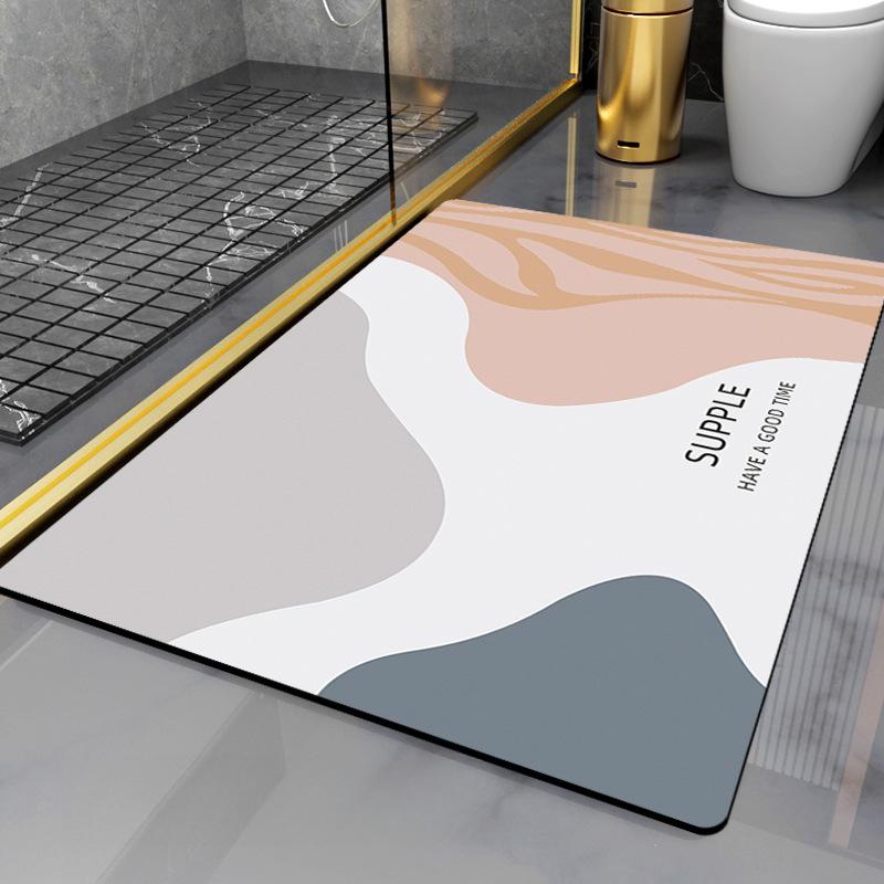 

Подушка для ванной комнаты из диатомовой грязи, коврик для ванной комнаты, противоскользящий коврик для ног, водопоглощающая подушка для ванной комнаты