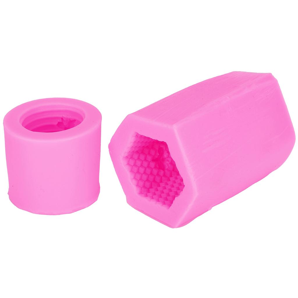 Beehive Candle Soap Mold DIY Silicone Cake Chocolate Candly Mold Accessory (Pink)